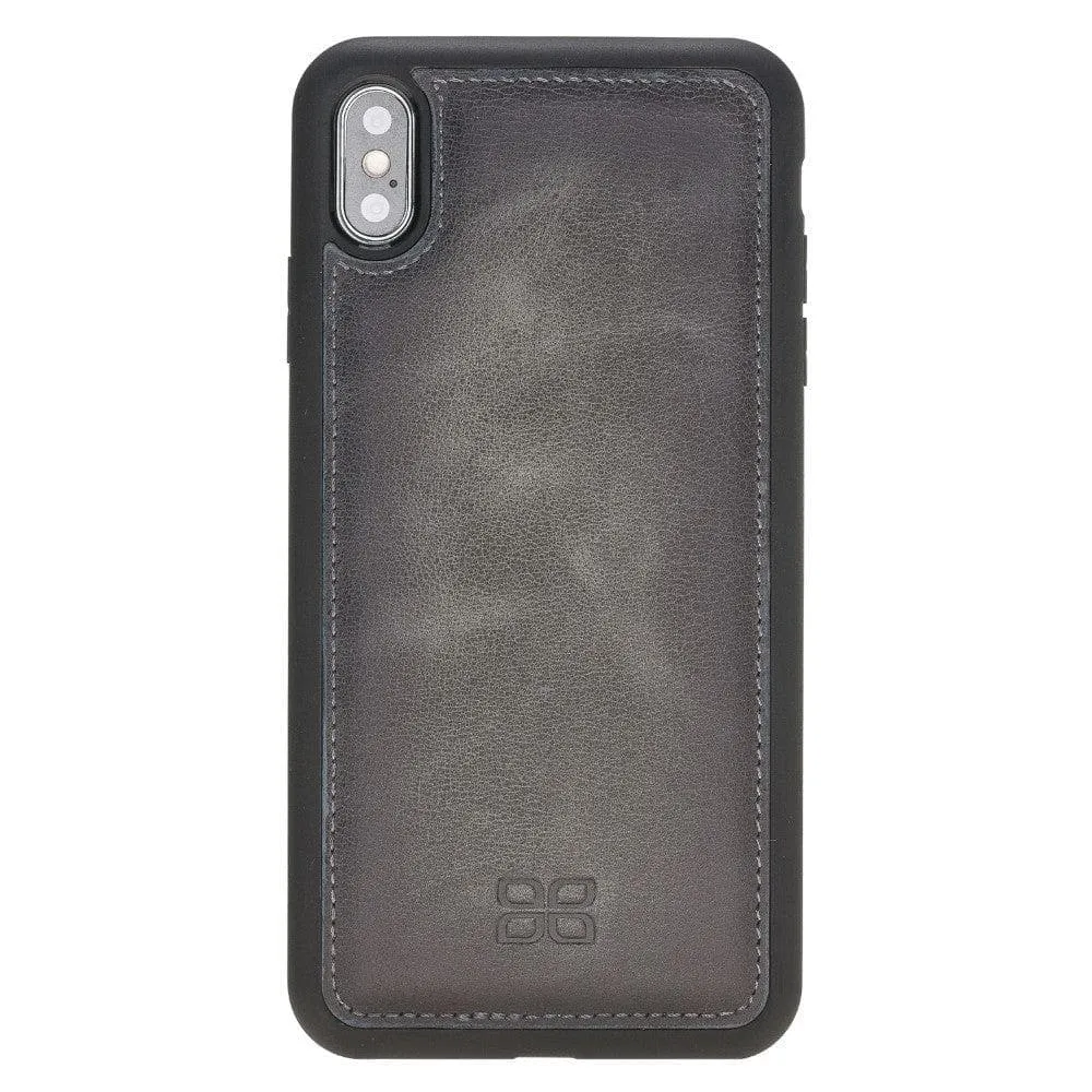 Flexible Leather Back Cover for Apple iPhone X Series