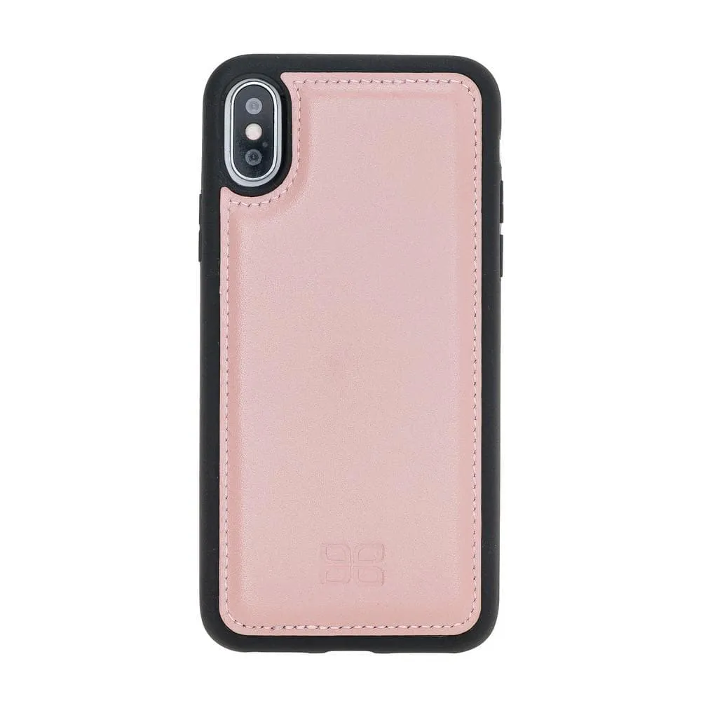 Flexible Leather Back Cover for Apple iPhone X Series