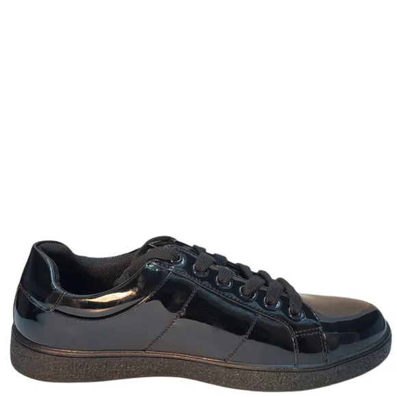 INC International Concepts INC Men's Spyke Sneakers  Patent Black 8.5M