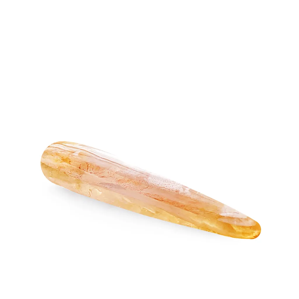 Warm Honey Quartz Yoni Wand Light